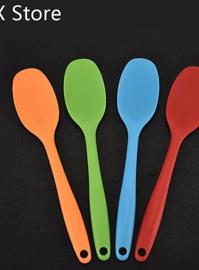 Cake Butter Spatula Silicone Spoon Mixing Spoon Long-handled