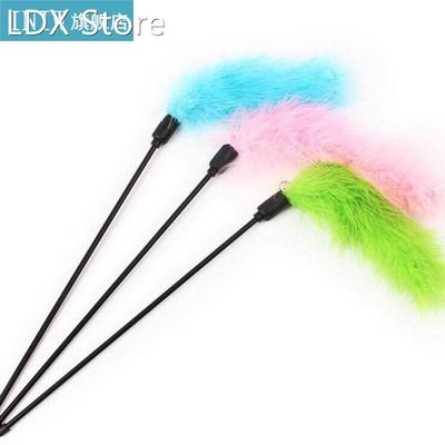 Pet Kitten Supplies Accessories Colorful Turkey Feathers Tea