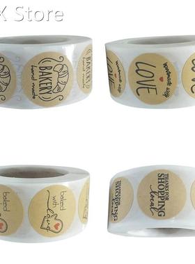 500Pcs/Roll Thank You Stickers 适用于 Seal Label Scrapbookin