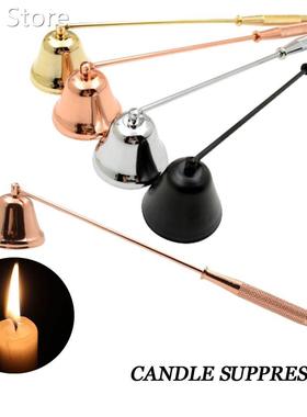 Stainless Steel Smokeless Candle Wick Bell Snuffer Home Hand