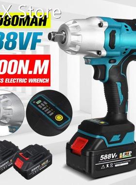 1000N.m 22980mAh 588VF Brushless Electric Impact Wrench Cord