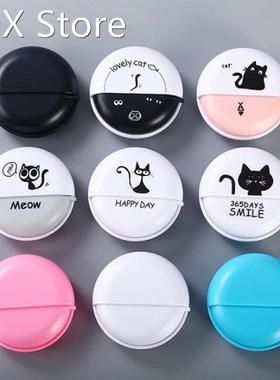 1pcs Headphone Cable Box Round Headphone Storage Box Rotatin