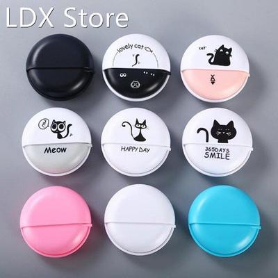 1pcs Headphone Cable Box Round Headphone Storage Box Rotatin