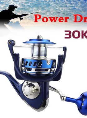 30KG Power Drag All Metal Spinning Reels 6000 7000 8000 900