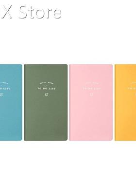 PU Leather to Do List Notebook Schedule Book Diary Weekly Pl