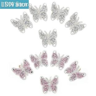 5pcs Rhinestone Cloth Patches Embroidery Sticker Hot Melt Gl