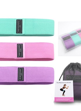 3 pcs fabric resistance bands booty band set gym equipt work