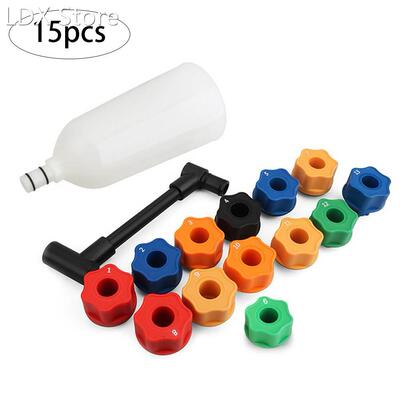 15PCS Car Refueling Oil Funnel Car Engine Oil Filler Funnel