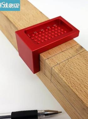 Aluminum Alloy Crossed Gauge Measuring Feet Tool Woodworking