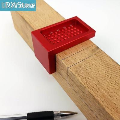 Aluminum Alloy Crossed Gauge Measuring Feet Tool Woodworking