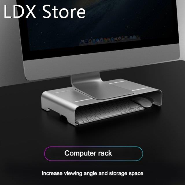 K1KF Aluminum Alloy Computer Stand Monitor Stand Fixed Keybo