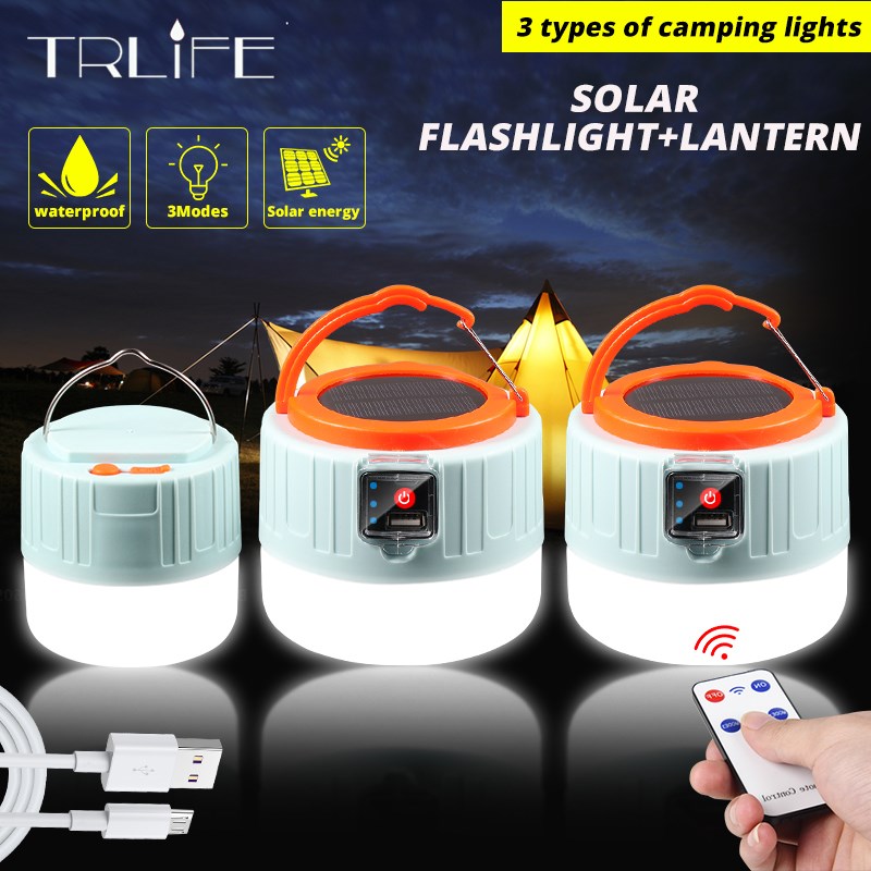 280W Camping Light Outdoor Solar LED Bulb Lights Portable LE