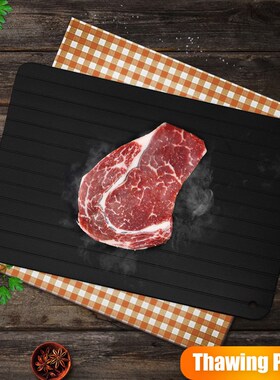 Frozen Food Thawing Fast Defrosting Tray Thaw Meat Fruit Qui