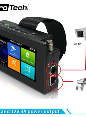 Wrist Cctv Camera Monitor,IPC 1800S 4'' Cctv Tester 4k IP 8