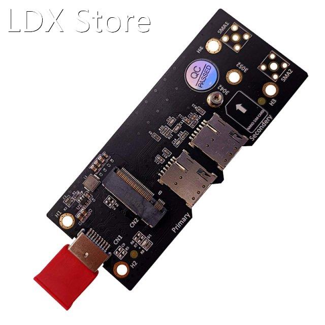 for NGFF M.2 Key B to USB 3.0 Adapter Riser Card with Dual N