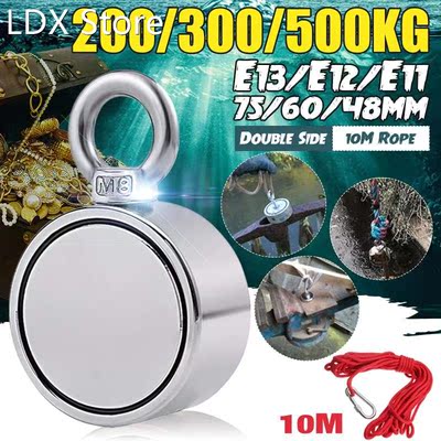 200KG/300KG/500KG Strong Powerful Neodymium Magnet Round Hoo