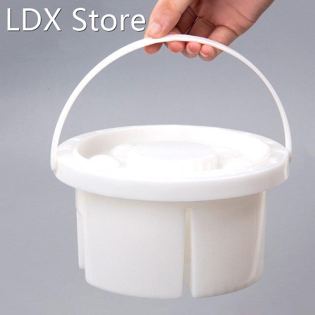 Portable 3-IN-1 Brush Washer with Palette Lid 16 Brush Holde