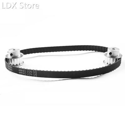 2Pcs HTD XL-90 To XL-130 Black Rubber Closed Loop Timing Bel