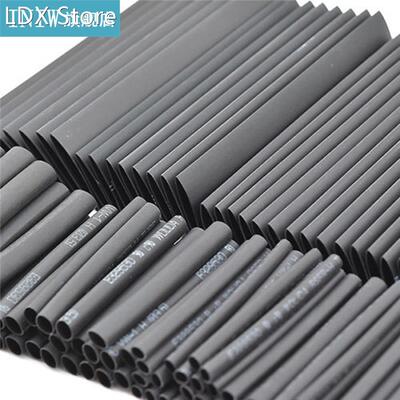 127pcs/set Heat Heat Shrink Tube Black Electric Wire Sleeve