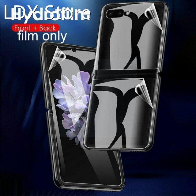3-in-1 Front Back Full Cover Hydrogel Film For Z Flip Not Pr