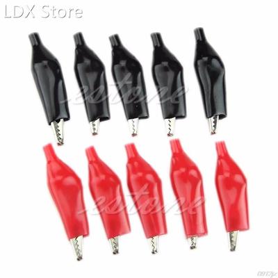 10Pcs 28mm Alligator Leads Crocodile Test Clip 适用于 Electr