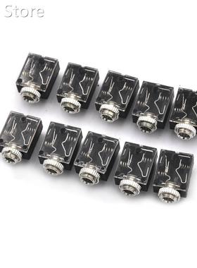 10pcs//lot Headphone Jack 5 Pin PCB Mount Female 3.5mm Stere