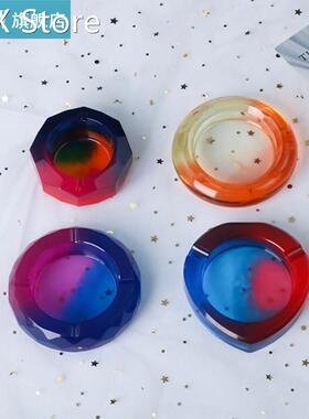 Resin Crystal Epoxy Mold Ashtray Casting Silicone Mould DIY