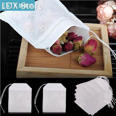 100Pcs Teabags Empty Tea Bags Non-woven Fabrics Herb Loose T
