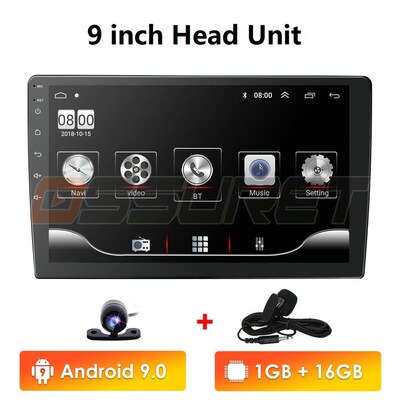 9/10.1 INCH Android 10 GPS Navigation Autoradio Multimedia D