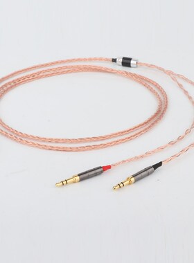 3.5mm to 2*3.5mmTRRS Balanced 8 Core Litz Braid Headphone U