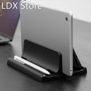 Vertical Laptop Stand, Aluminum Dual Laptop Holder with Adju