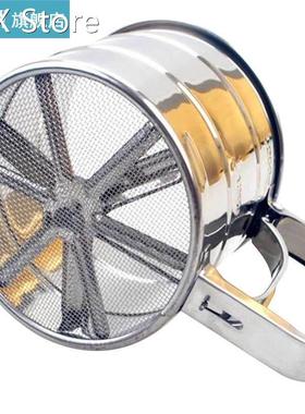 1pc Flour Sifter Manual Stainless Steel Baking Sieve
