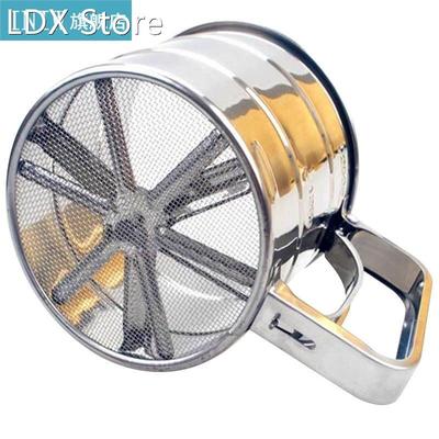 1pc Flour Sifter Manual Stainless Steel Baking Sieve