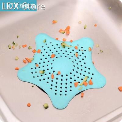 5Color Five-pointed Star PVC Filter Kichen Bathroom Sink Fil