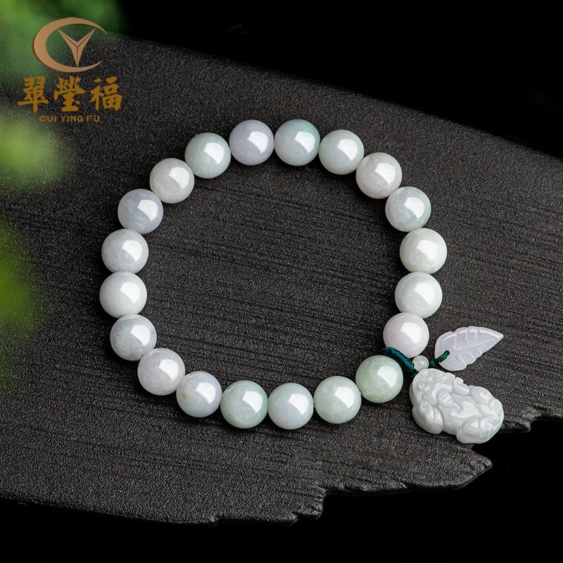 翠莹福缅甸翡翠貔貅手串