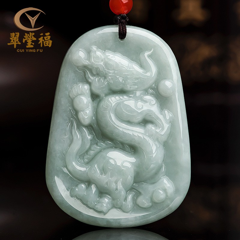 缅甸吊坠a货翡翠天然项链