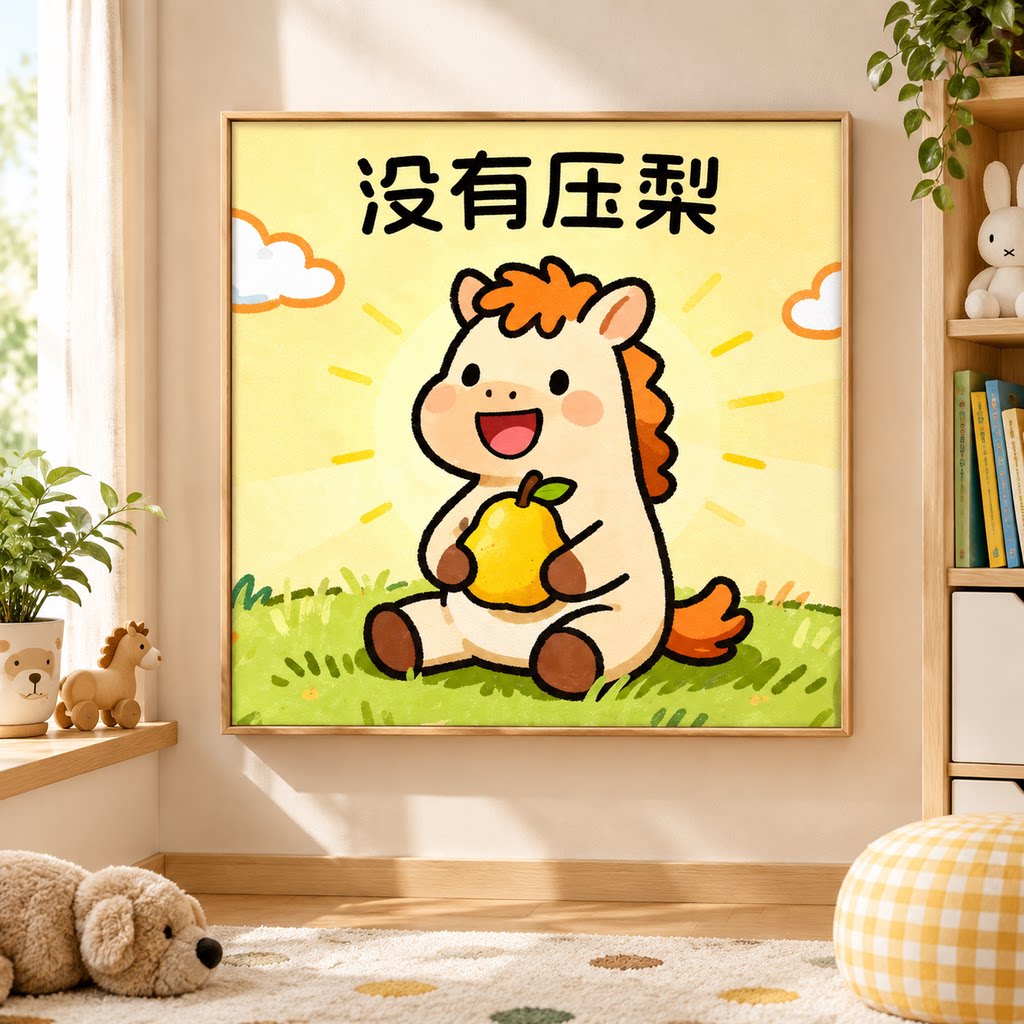 没有压梨十字绣2026新款卡通动物小尺寸简单手工diy刺绣线绣挂画
