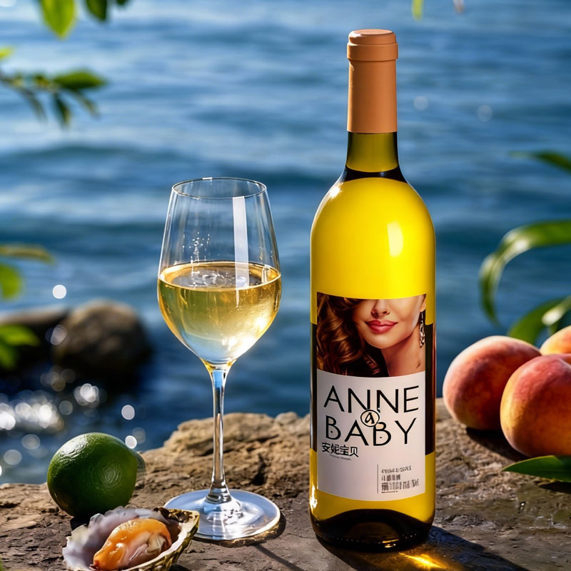 中国青岛甜型白葡萄酒11度甜红酒甜酒白葡萄酒甜型葡萄酒750ml