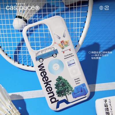 壳空间原创weekend周末韩国进口菲林壳适用苹果15iPhone14promax手机壳保护壳防摔13简约艺术个性12新款卡包