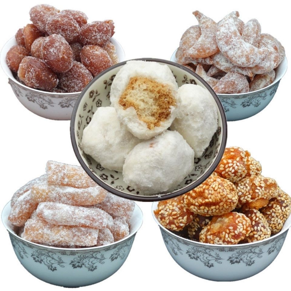 现做现发1000g河南特产果子传统糕点麻果一口酥羊角蜜点心零食