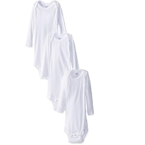 Gerber unisex-baby 3-pack Long Sleeve Onesies Bodysuit