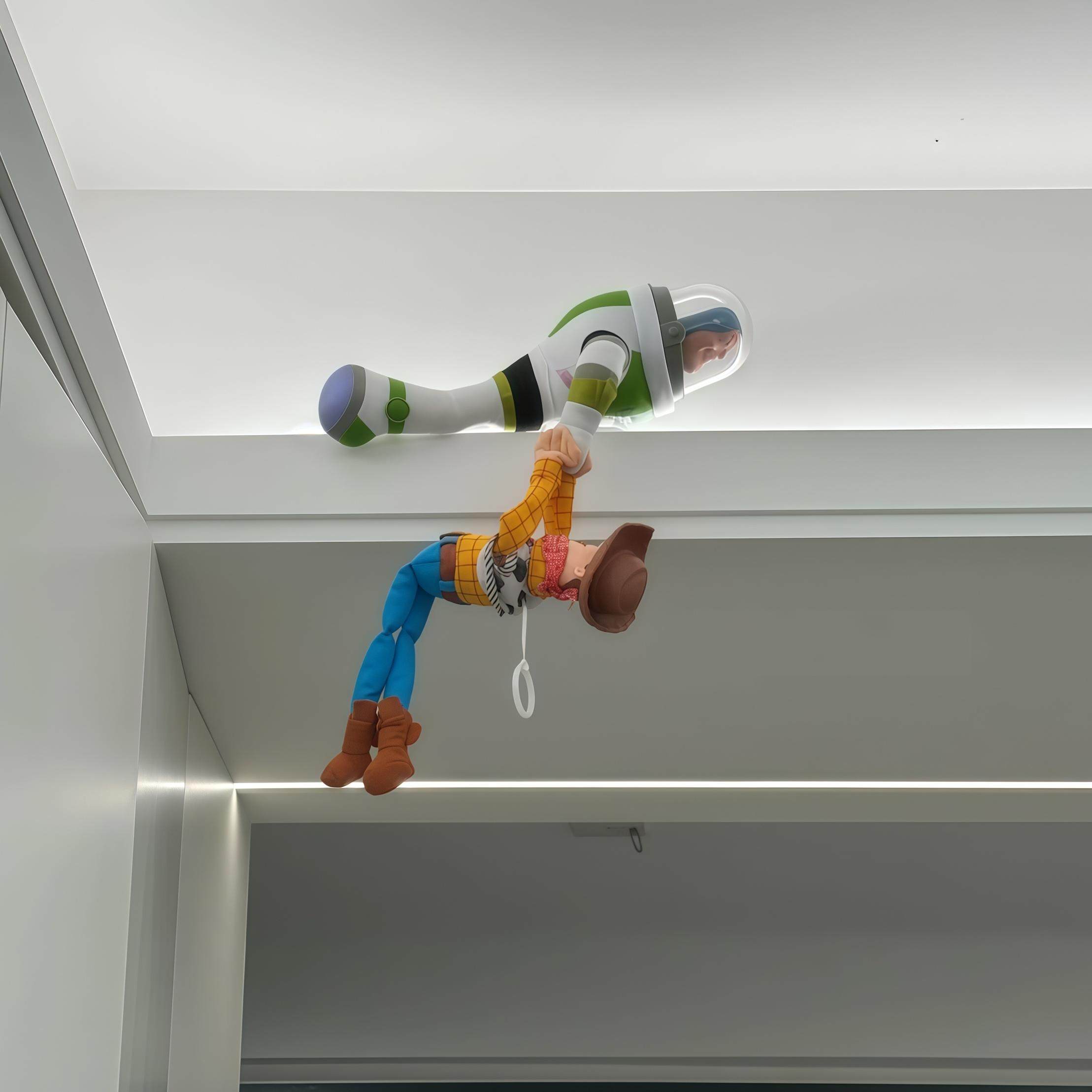 巴斯光年救胡迪挂件公仔玩偶创意车载客厅装饰摆件空调管道吊饰品