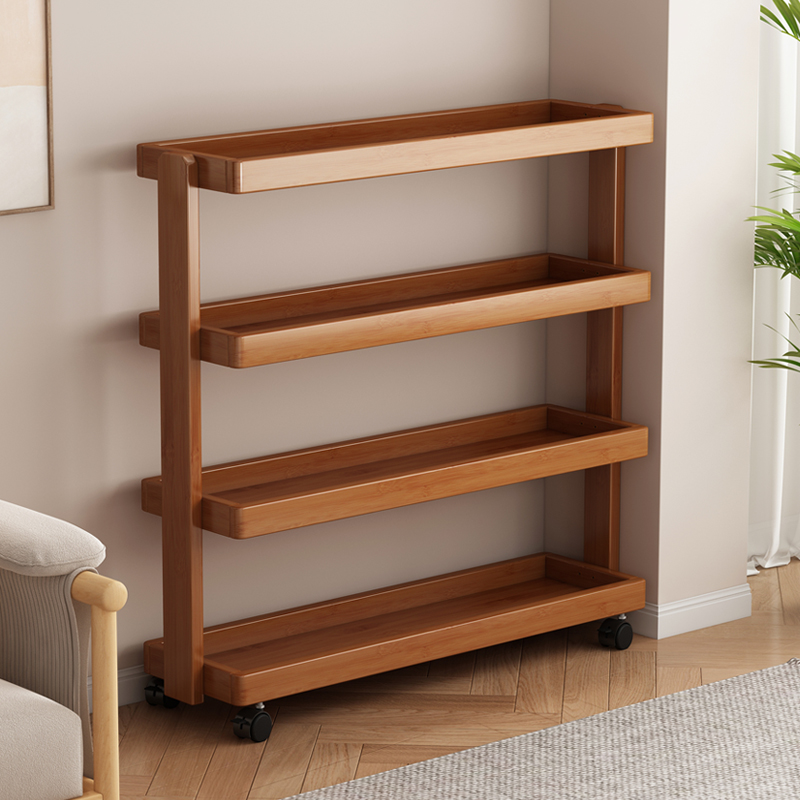 微茂移动边几家用茶几收纳置物架