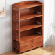 楠竹书柜简易客厅多层储物收纳柜厨房置物架儿童学生实木书架落地