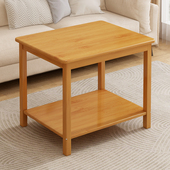 楠竹茶几桌方桌家用客厅沙发边几实木写字桌出租房夜市摆摊小桌子