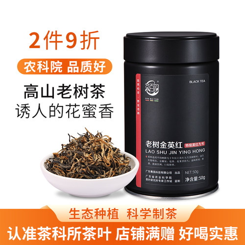 农科院专家站特级老树茶英红九号