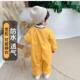 外穿 户外春夏季 宝宝连体罩衣一体式 爬爬服防脏防水婴儿爬行服秋款