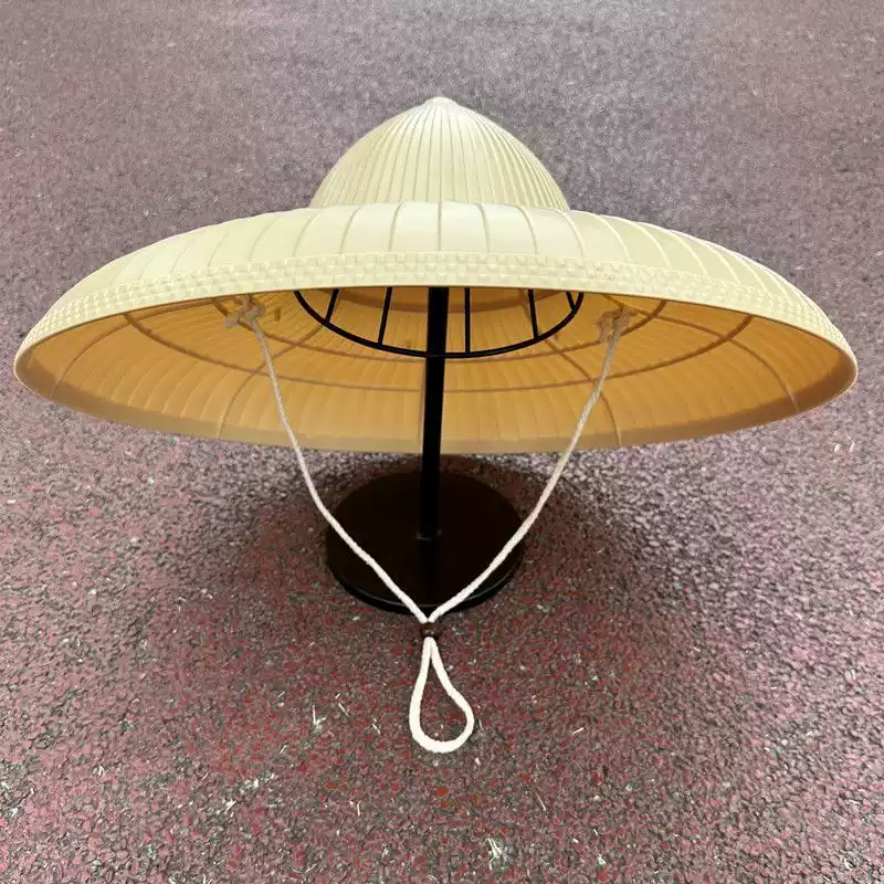 海南斗笠帽防水槽笠帽遮雨户外