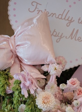 Starry手作布艺大蝴蝶结宝宝宴生日背景装饰摆件