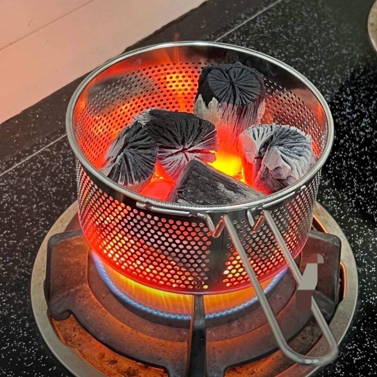 点碳篮点炭神器室内电点木炭炭炉卡式炉点木碳点火烧烤户外油炸篮